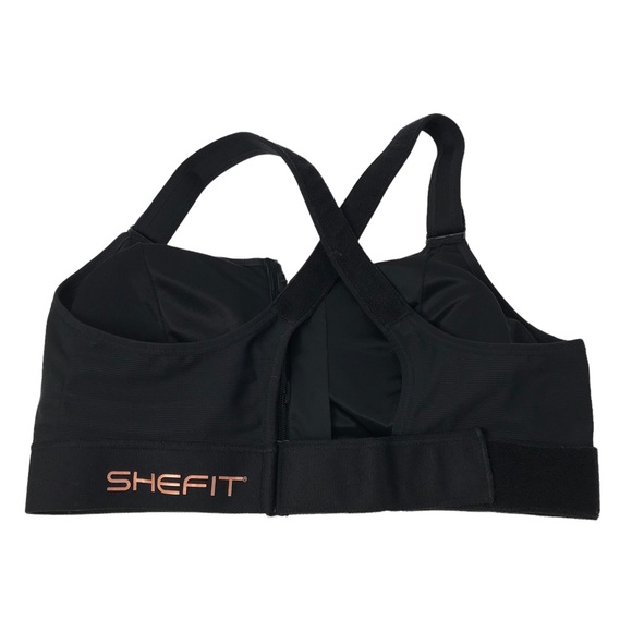 SHEFIT ULTIMATE black SPORTS BRA in black 2Luxe - Picture 3 of 7